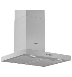 Campana extractora Bosch DWB66BC50 de 60 cm en acero inoxidable con extracción de 590 m³/h y clase B