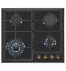Encimera de gas Vitrokitchen EN63RB 4 fuegos 60 cm para butano sin mandos