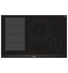 Placa de inducción Siemens EX875LEC1E 80 cm con 2 zonas y 1 zona flex