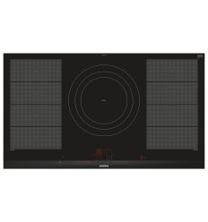 Placa de inducción Siemens EX975LVV1E de 90 cm con 3 zonas y bisel inox