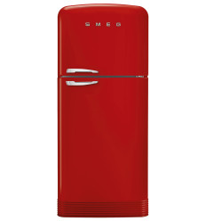 Frigorífico Smeg FAB50RRD5 retro de 192x80 cm en color rojo clase energética E
