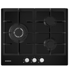 Encimera Infiniton GG331 3F cristal negro butano