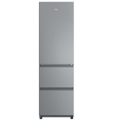 Combi Haier HTR3518ENMX No Frost 185 cm acabado inox clase energética E
