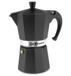 Cafetera italiana Orbegozo KFN-610 6 tazas color negro
