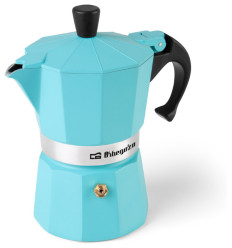 Cafetera Orbegozo KFV 345 3 tazas azul