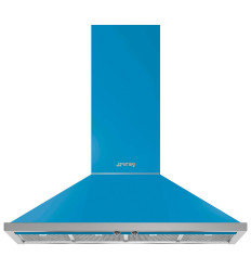 Campana telescópica Smeg KPF12T de 120 cm en color turquesa con 777 m³/h y clase A+