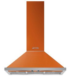 Campana extractora Smeg KPF9OR 90 cm 815 m³/h naranja A+