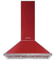 Campana extractora Smeg KPF9RD 90 cm 815 m³/h rojo A+