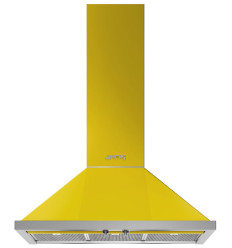 Campana extractora Smeg KPF9YW 90 cm 815 m³/h amarillo A+