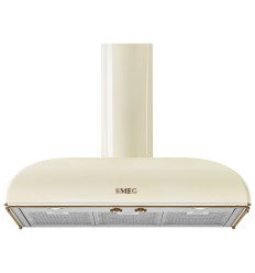 Campana extractora Smeg KS89POE 90 cm crema A