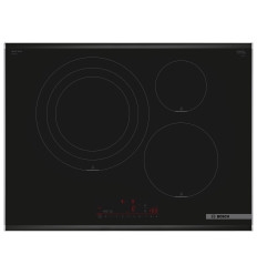 Placa de inducción Bosch PID775HC1E de 70 cm con 3 zonas y borde biselado