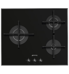 Placa de gas Smeg PV163B3 60 cm 3 zonas negro