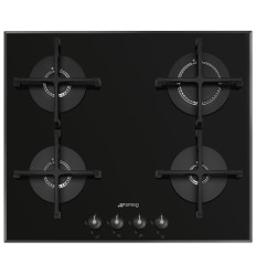 Placa de gas Smeg PV164B3 natural 60 cm 4 zonas negro