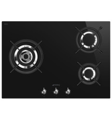 Placa de gas Smeg PV373LCN 65 cm 4F negra