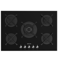 Placa de gas Smeg PV375N 70 cm 5 zonas negro