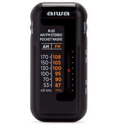 Aiwa R-22BK radio negro