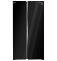 Frigorífico side by side Infiniton SBS-719BGA 177 x 91 cm negro F