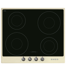 Placa de inducción Smeg SI964PM 60 cm 4 zonas crema