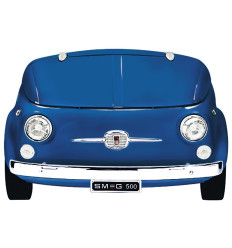 Frigorífico 1 puerta Smeg SMEG500BL diseño Fiat color azul 83x125 cm