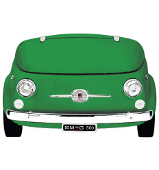 Frigorífico 1 puerta Smeg SMEG500V diseño Fiat en color verde