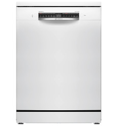 Lavavajillas Bosch SMS4HKW08E clase C de libre instalación en color blanco