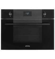 Horno Smeg SO4101M1B3 microondas 45 cm negro