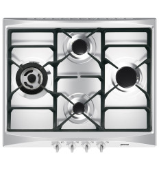 Placa de gas Smeg SR264XGH2 4F 60 cm inox