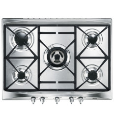 Placa de gas Smeg SR275XGH2 5F 70/75CM inox