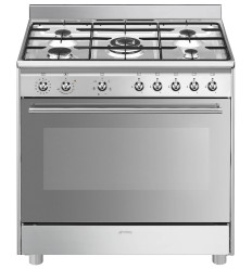 Cocina de gas Smeg SX91GM 90 x 60 cm inox A