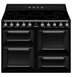 Cocina Smeg induccion TR4110IP2 negra 110 x 60 cm A