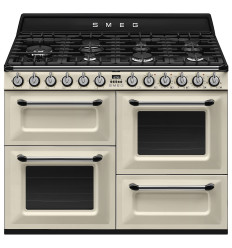 Cocina de gas Smeg TR4110P1 110 cm 7 fuegos