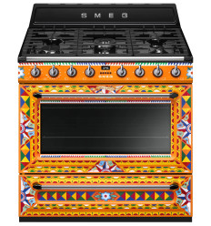 Cocina de gas Smeg TR90DGC9 90 x 60 cm 5 zonas A