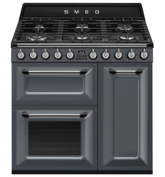 Cocina de gas Smeg TR93GR 90 x 60 cm 6F gris A