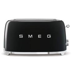 Tostador Smeg TSF02BLEU 1500W en color negro estilo retro