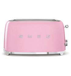 Tostador Smeg TSF02PKEU de 2 ranuras en color rosa