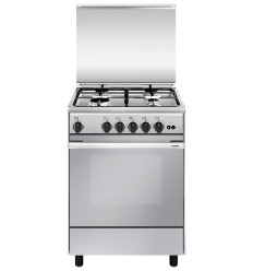 Cocina de gas Vitrokitchen UN55IN 53 cm gas natural acabado inox