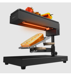 Raclette Cecotec 03081 Cheese&Grill 6000 Black de 600 W para fundir queso