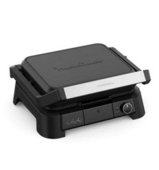 Grill Moulinex GI5108F0 3 en 1 de 2000 W en acabado inox para barbacoa y plancha