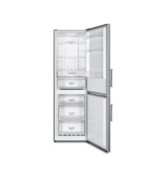 Frigorífico combi Edesa EFC-1833 NF EX de 186 cm en acabado inox clase D
