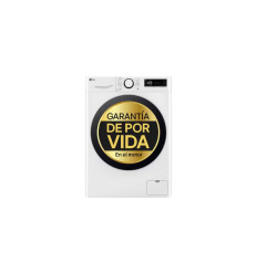 Lavadora secadora LG F4DR6011AGW 11/6 kg 1400 rpm clase A-10% color blanca