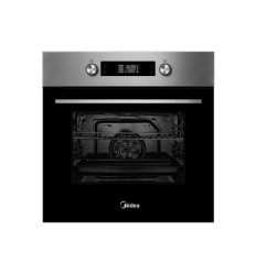Horno pirolítico multifunción Midea MBOG2E6P90BK en color negro clase A