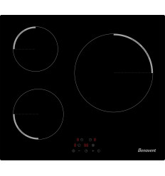 Placa de inducción Benavent IBB360 de 60 cm con 3 zonas de cocción