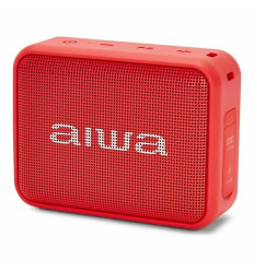 Altavoz portátil Aiwa BS200RD Bluetooth 6W en color rojo