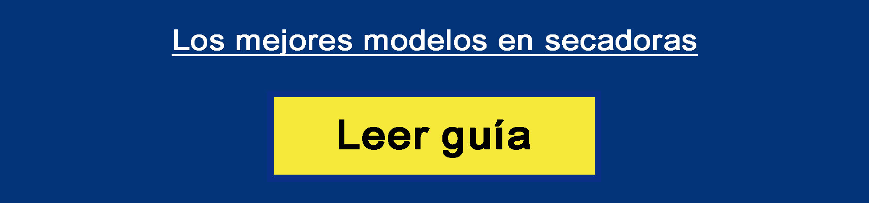 Los mejores modelos en secadoras