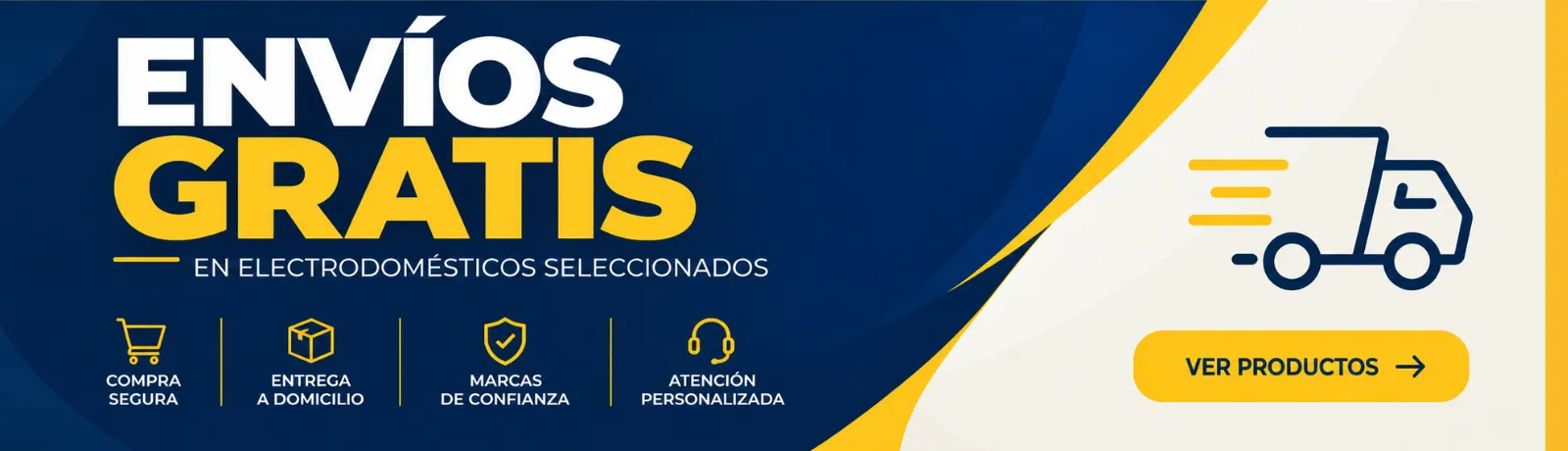 Envío gratis en electrodomésticos seleccionados